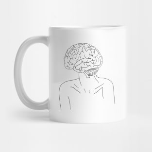 Brain medical art design Mug